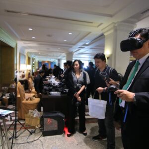 บริการผลิตและให้เช่าระบบ METAVERSE จัดงานอีเวนต์รูปแบบใหม่บนโลกออนไลน์กับระบบ เมตาเวิร์ส 3 มิติ จำลองงานอีเวนต์เสมือนจริงในรูปแบบ 3 มิติ รองรับการรวมกิจกรรมในงานพร้อมการตั้งแต่หลัก 10 User ไปจนถึงหลัก 1,000 User พร้อมกัน Interactive ในทุกจุดของงาน เพิ่มการมีส่วนร่วมกับกิจกรรมในงาน สามารถรับชมข้อมูล รูปภาพ เสียง วิดีโอ ในงานได้ เก็บข้อมูลเพื่อทำ Report ในกิจกรรมแต่ละจุด แบบ Real-Time เพื่อนำไปวิเคราะห์ข้อมูลหรือแจกของรางวัลได้ รองรับการรับชมในรูปแบบ 360 องศา กับแว่น VR รองรับการใช้งานทั้งบนเว็บไซต์ คอมพิวเตอร์ และ มือถือ สะดวกในการใช้งาน โดยไม่ต้องติดตั้งแอปพลิเคชันบนมือถือ